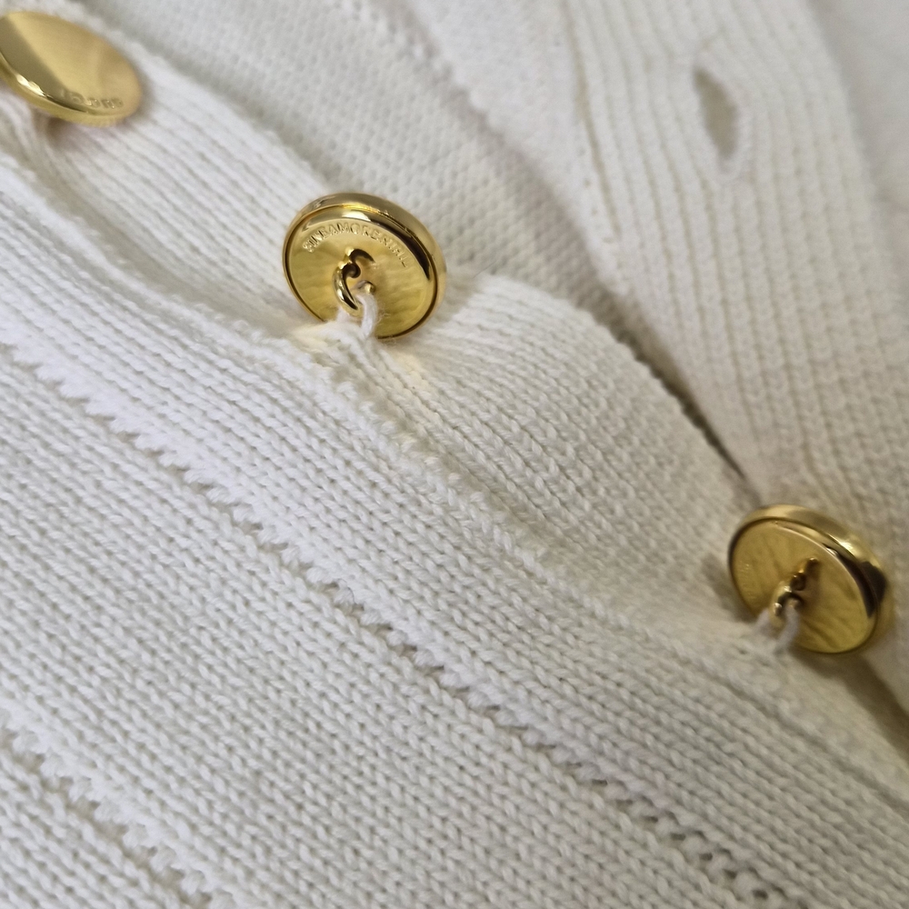 Gucci White Polo with Burgundy-Trim Collar and Hem - Picture 7 of 7